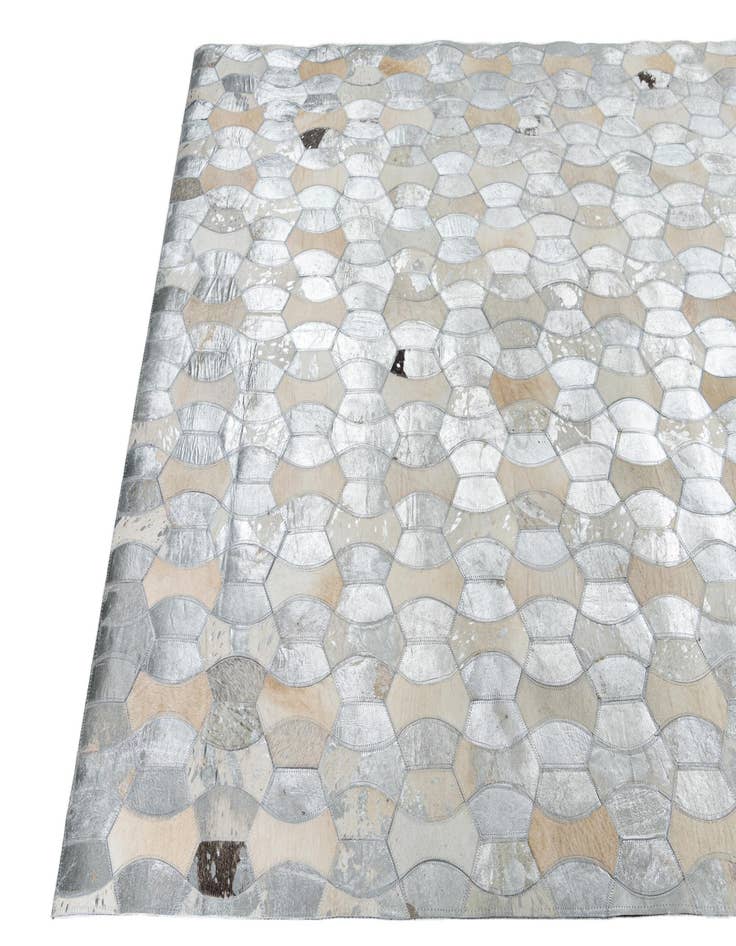 Detail image of 5' x 8' Cowhide Leather Rug