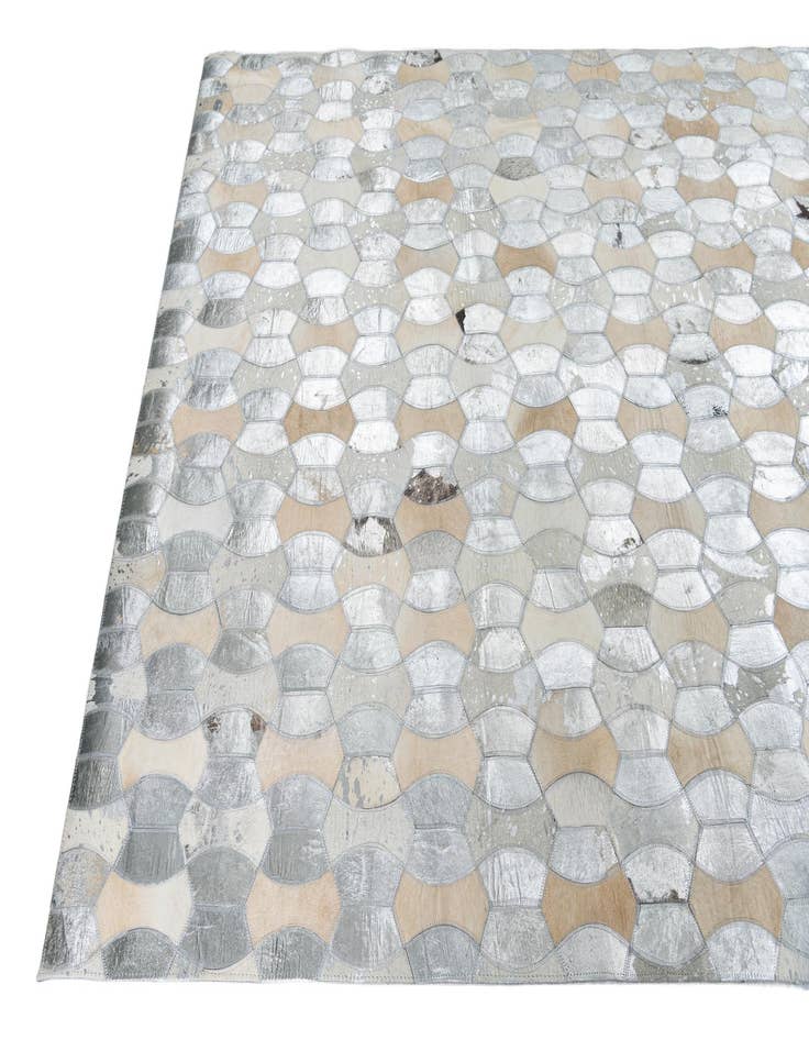 Detail image of  5' x 8' Cowhide Leather Rug