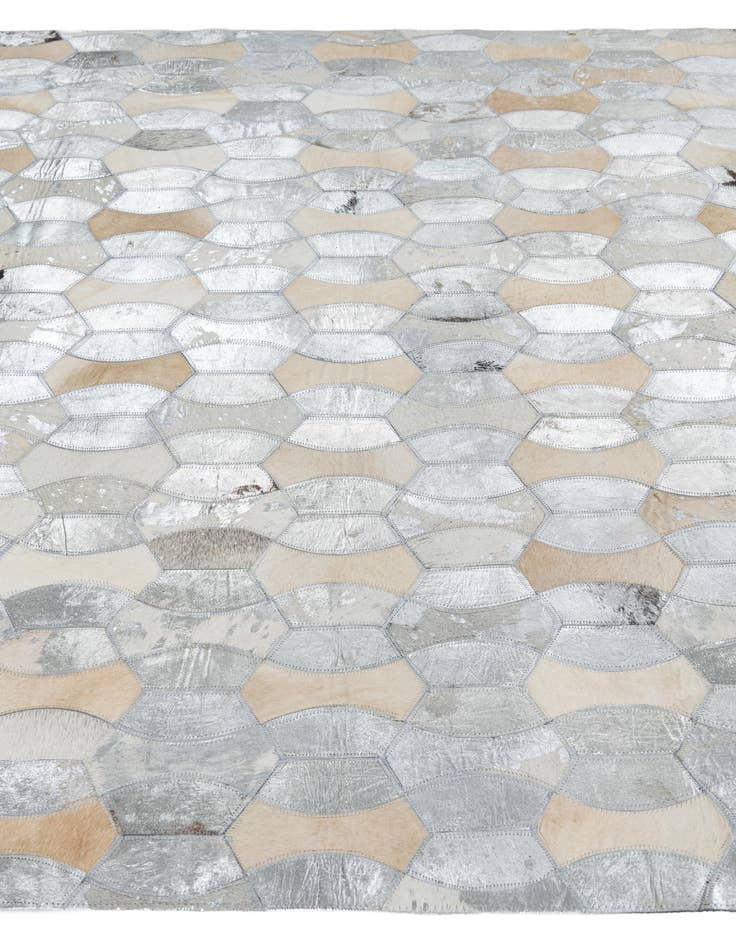 Detail image of  5' x 8' Cowhide Leather Rug