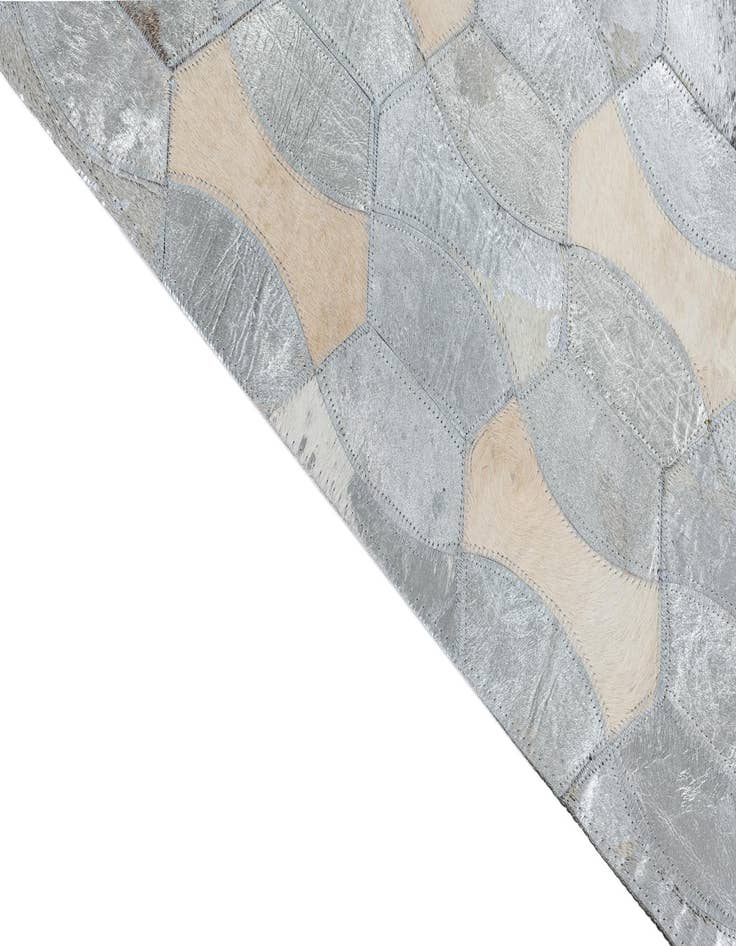 Detail image of  5' x 8' Cowhide Leather Rug