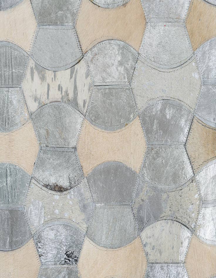 Detail image of  5' x 8' Cowhide Leather Rug