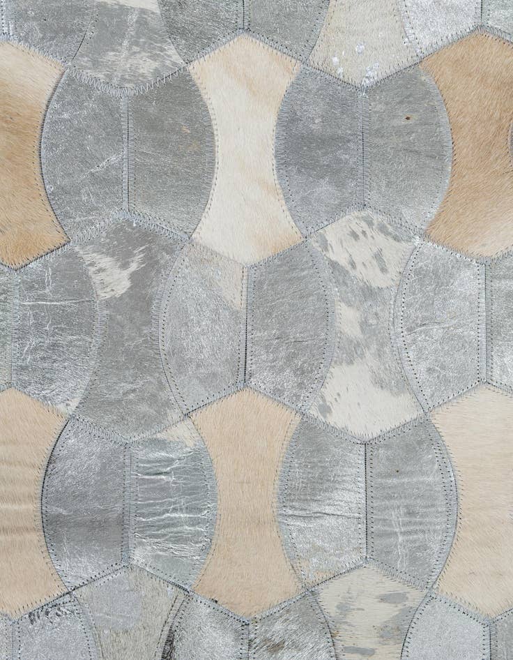 Detail image of  5' x 8' Cowhide Leather Rug