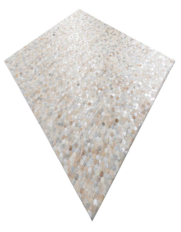 Detail image of  8' x 9' 10 Cowhide Leather Rug