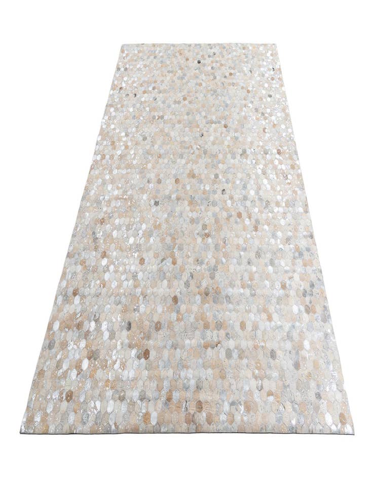 Detail image of  8' x 9' 10 Cowhide Leather Rug