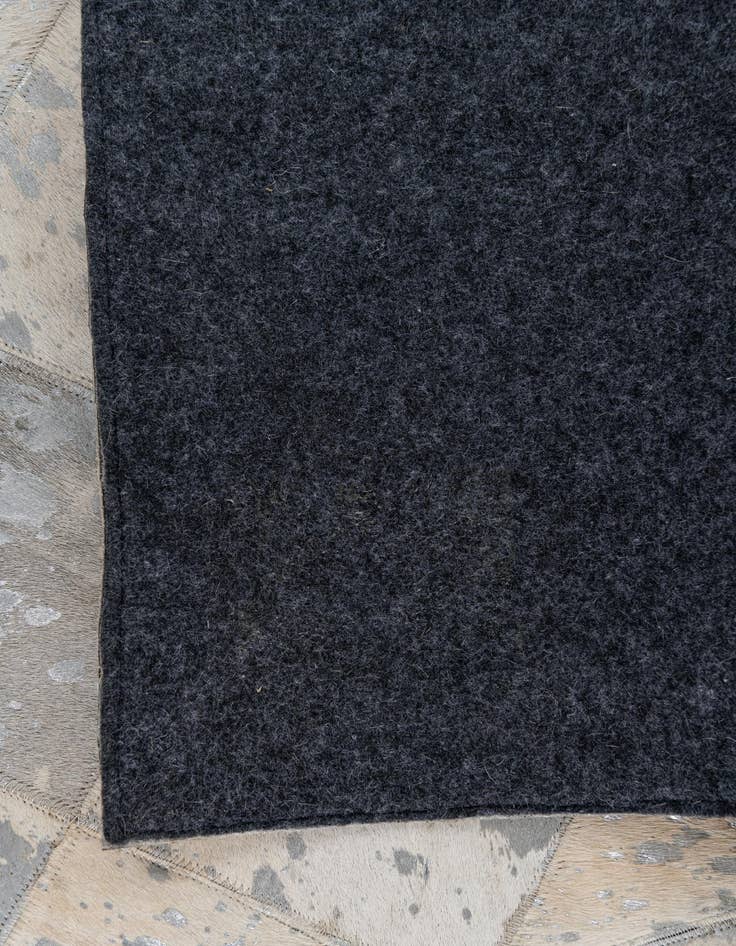 Detail image of  4' x 5' 10 Cowhide Leather Rug