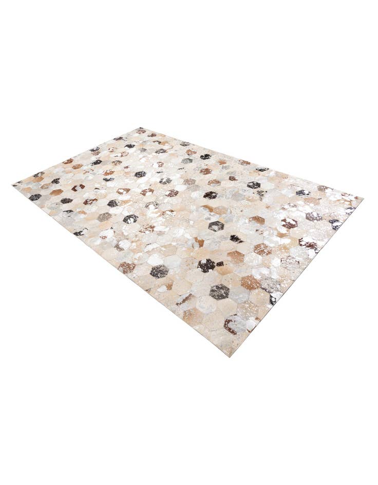 Detail image of  5' x 8' Cowhide Leather Rug