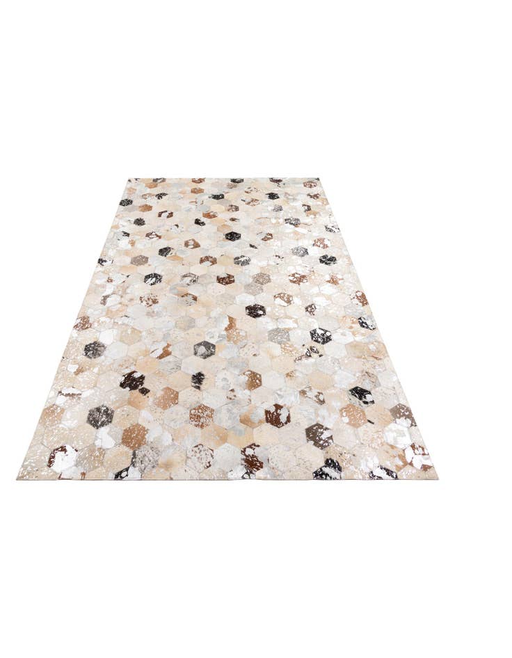 Detail image of  5' x 8' Cowhide Leather Rug