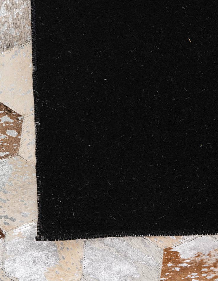 Detail image of  5' x 8' Cowhide Leather Rug