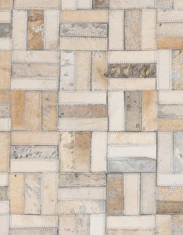 Detail image of  5' x 8' Cowhide Leather Rug