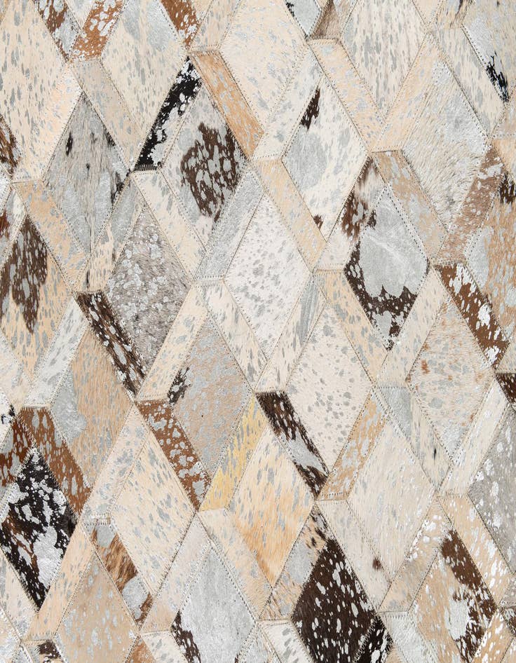 Detail image of  5' x 8' Cowhide Leather Rug