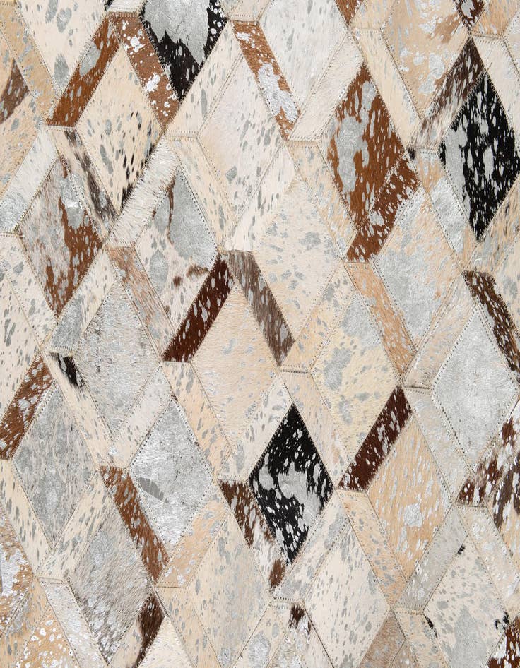 Detail image of  5' x 8' Cowhide Leather Rug