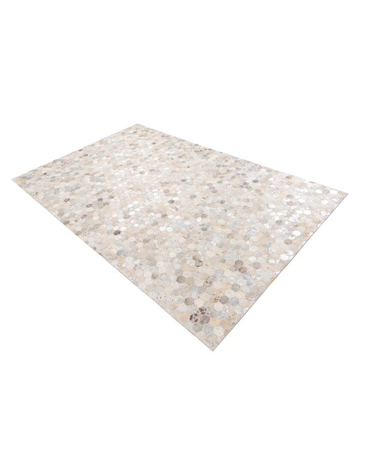 Detail image of  5' 2 x 8' Cowhide Leather Rug