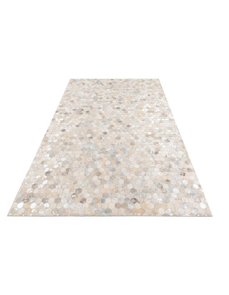 Detail image of  5' 2 x 8' Cowhide Leather Rug