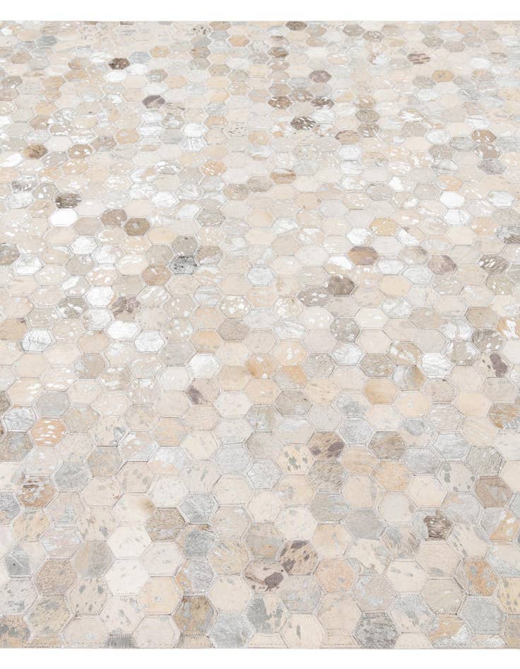 Detail image of  5' 2 x 8' Cowhide Leather Rug