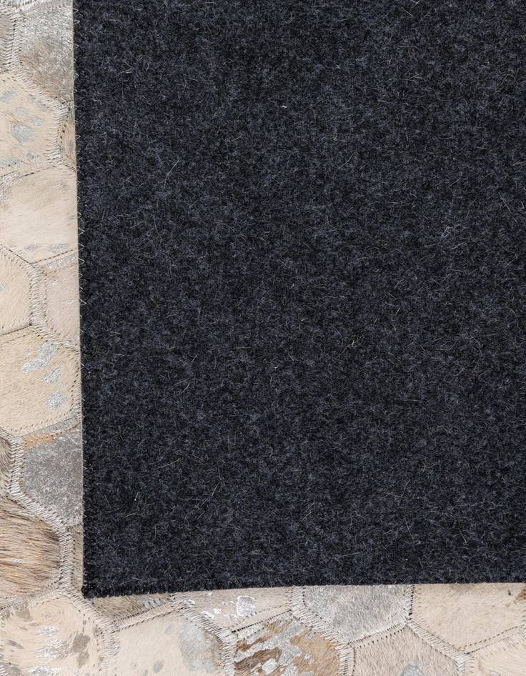 Detail image of  5' 2 x 8' Cowhide Leather Rug