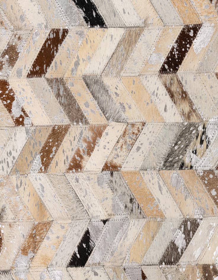 Detail image of  5' x 8' Cowhide Leather Rug