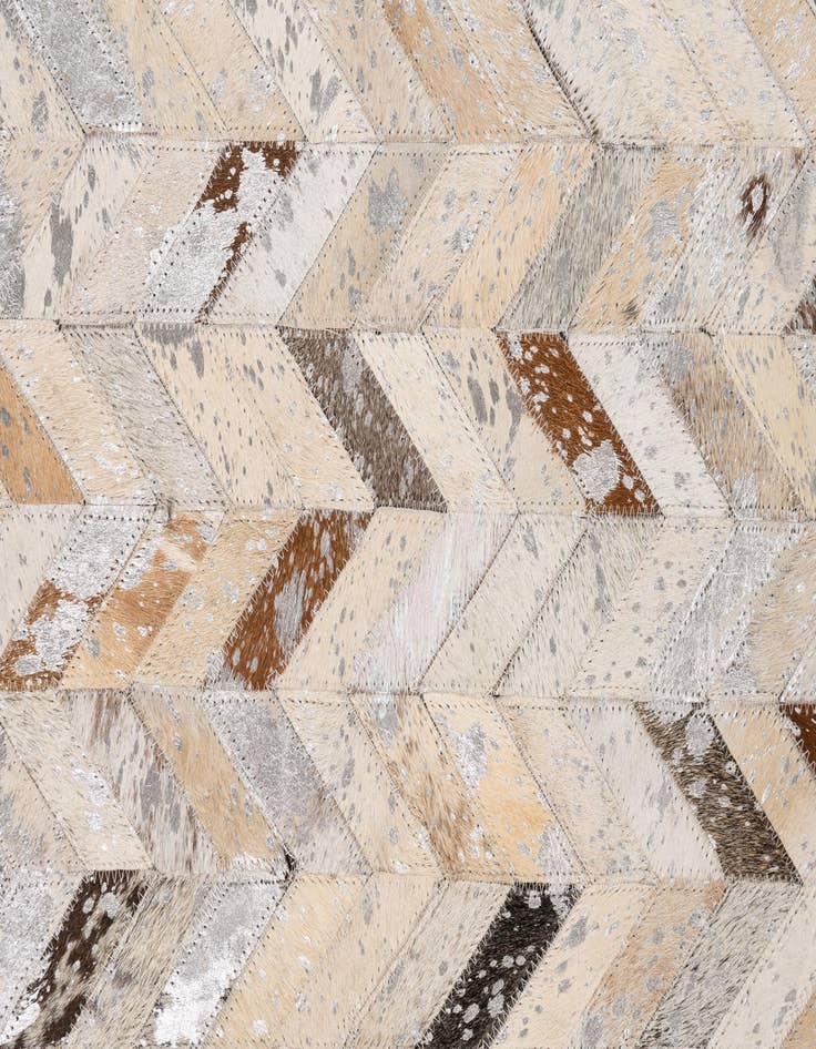 Detail image of  5' x 8' Cowhide Leather Rug