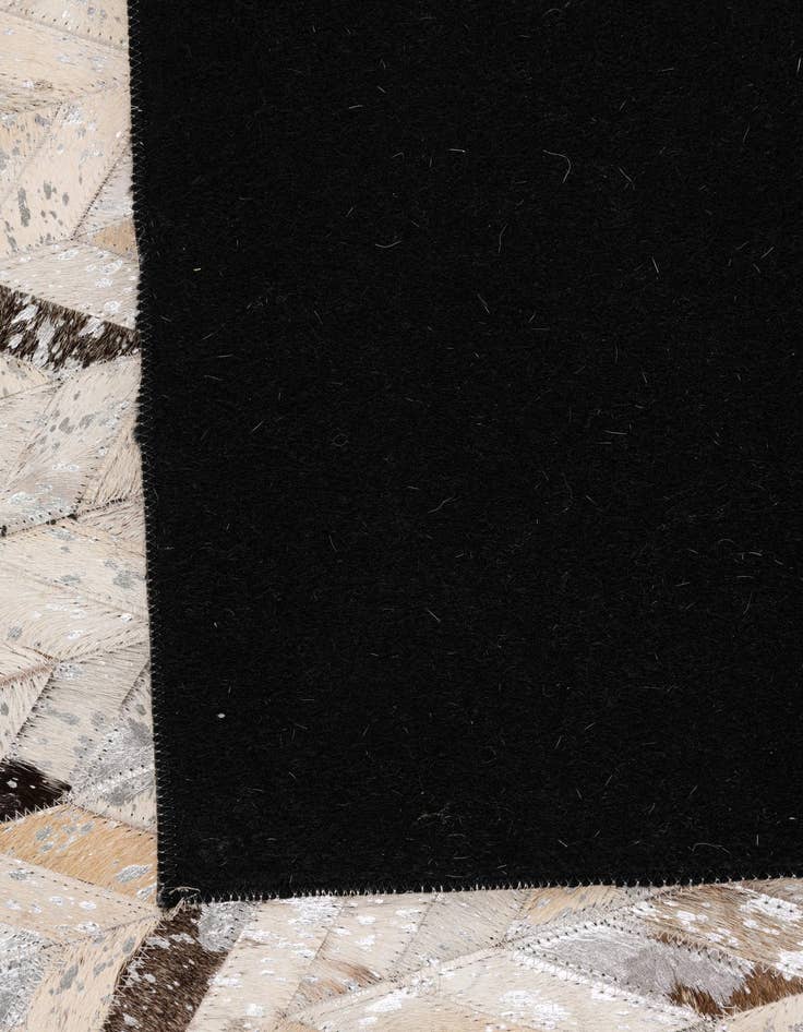 Detail image of  5' x 8' Cowhide Leather Rug