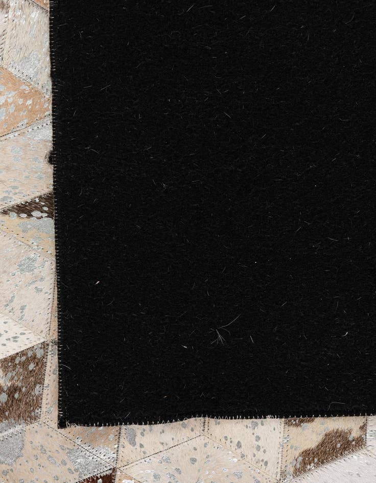 Detail image of  5' x 7' 10 Cowhide Leather Rug