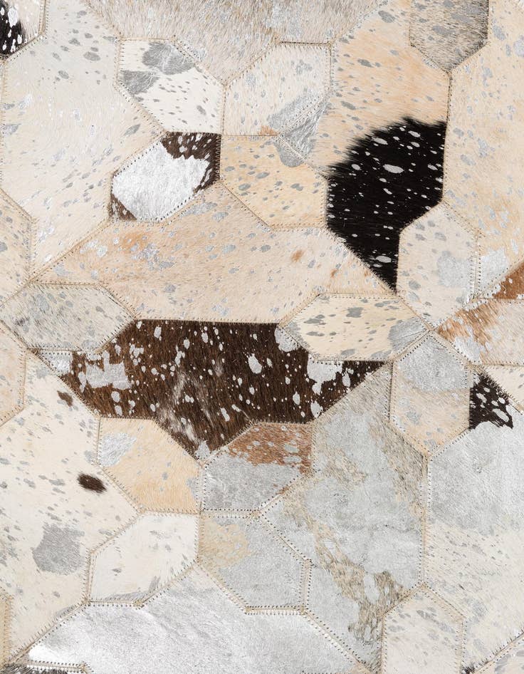 Detail image of  5' x 8' Cowhide Leather Rug