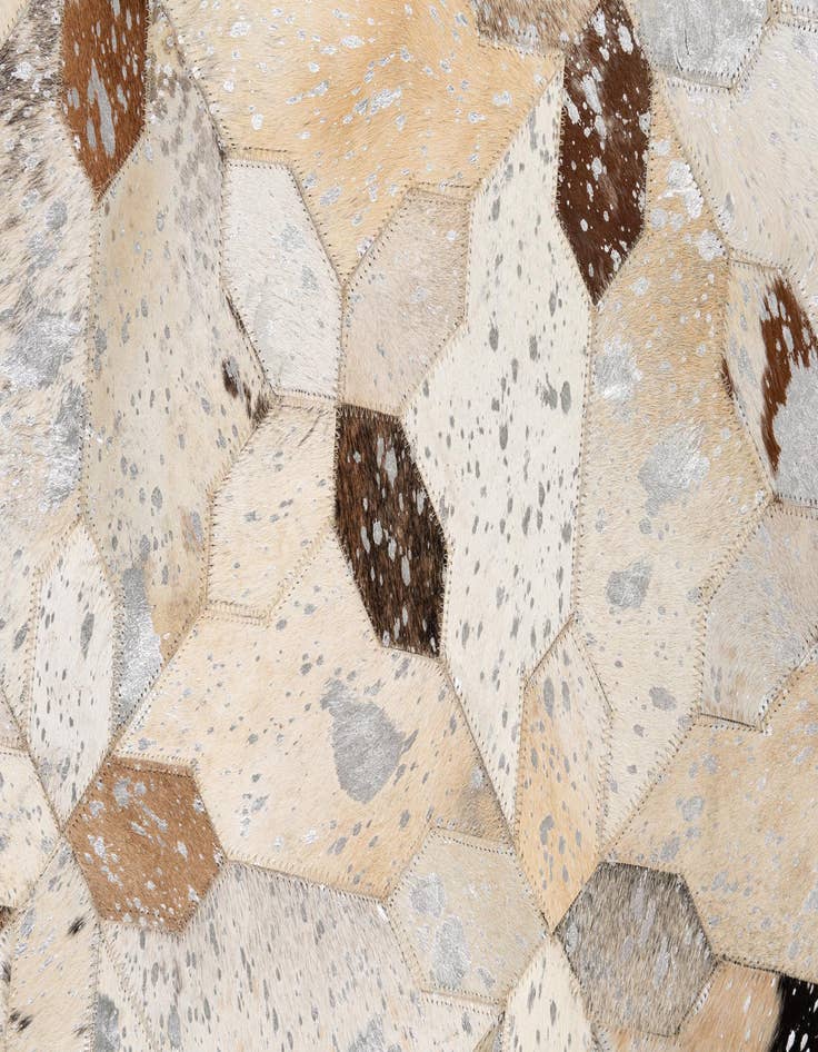 Detail image of  5' x 8' Cowhide Leather Rug