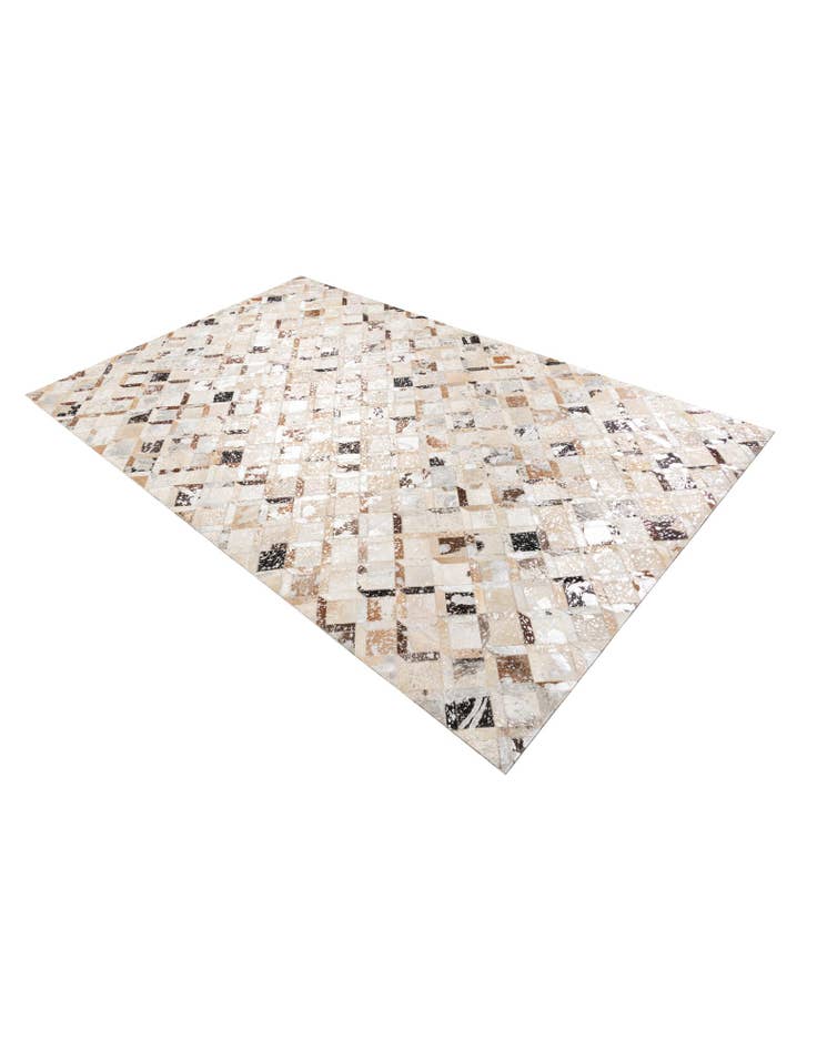 Detail image of  5' x 8' Cowhide Leather Rug