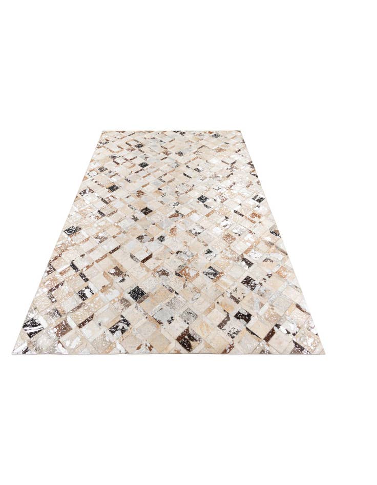 Detail image of  5' x 8' Cowhide Leather Rug