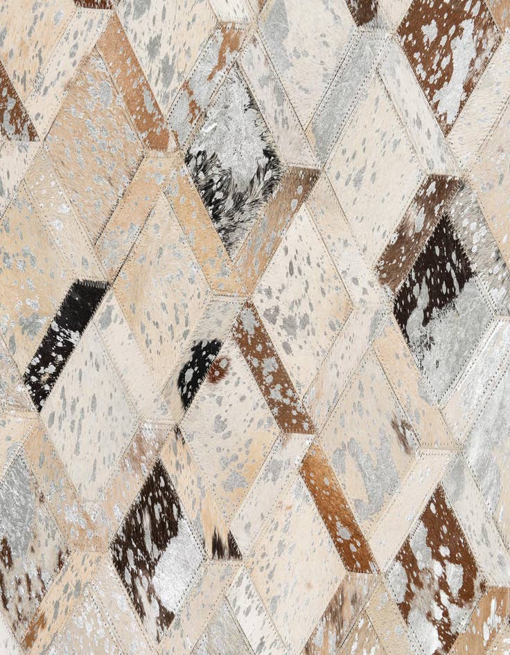 Detail image of  5' x 8' Cowhide Leather Rug