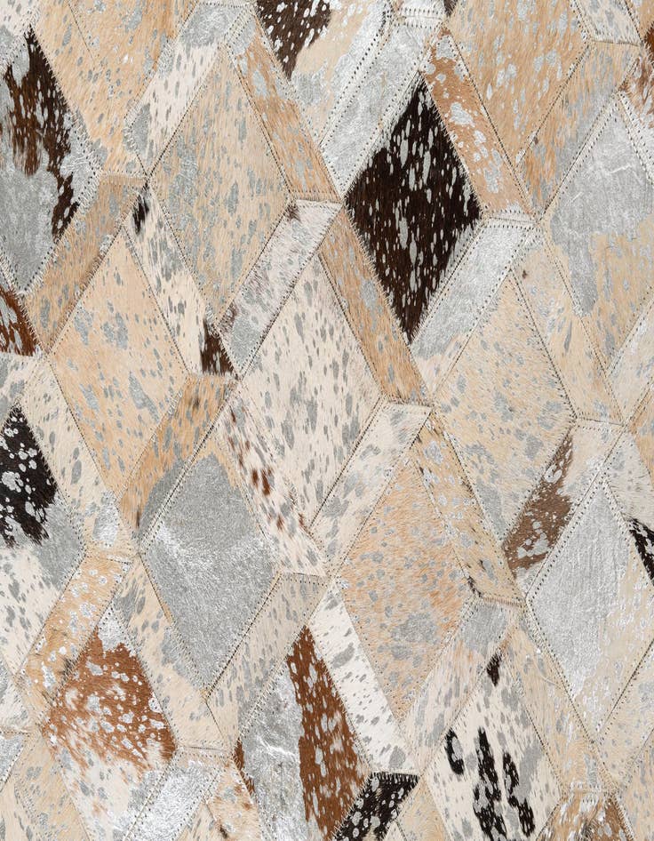 Detail image of  5' x 8' Cowhide Leather Rug