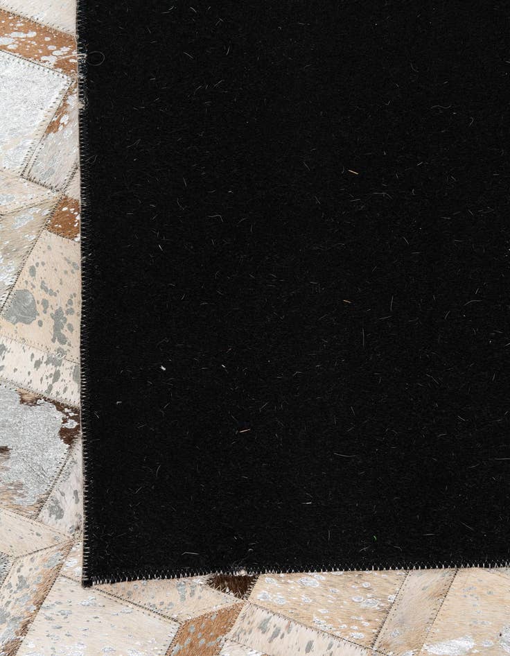 Detail image of  5' x 8' Cowhide Leather Rug