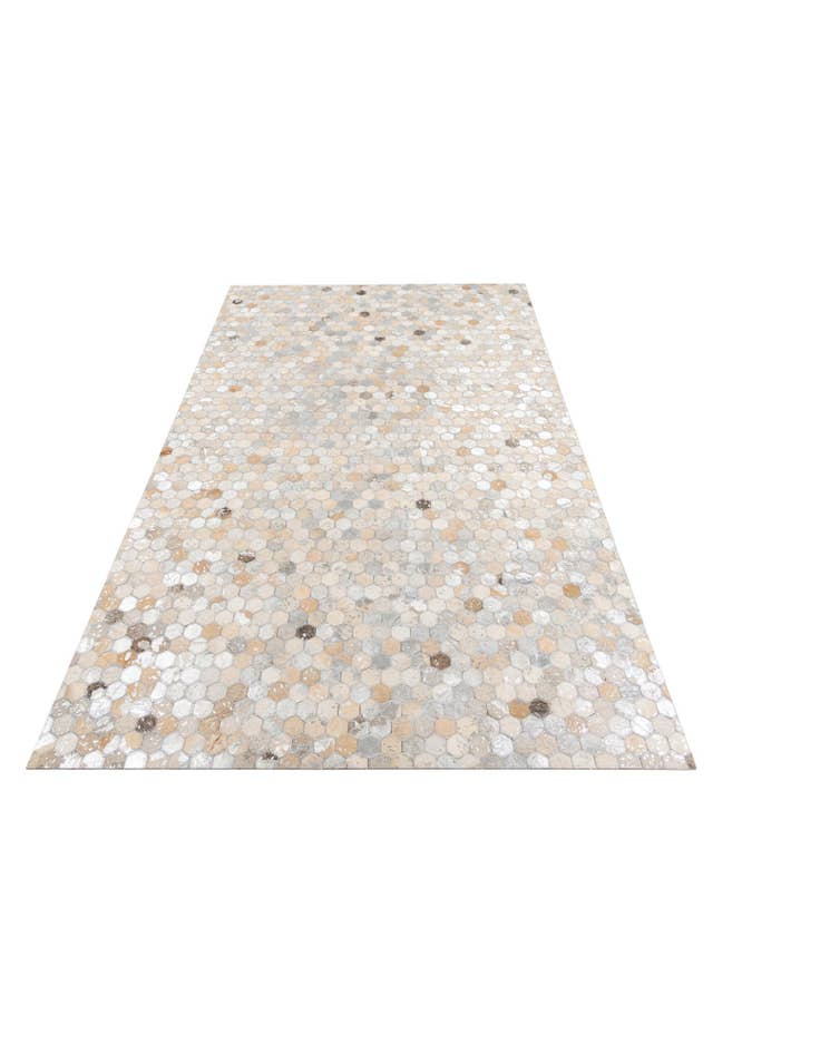 Detail image of  5' x 8' Cowhide Leather Rug