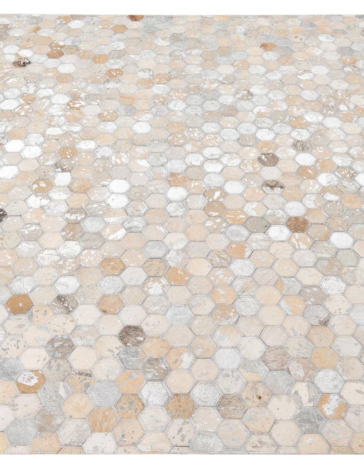 Detail image of  5' x 8' Cowhide Leather Rug