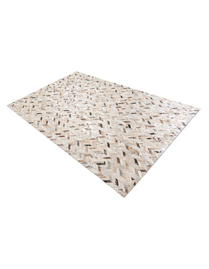 Detail image of  5' x 8' Cowhide Leather Rug