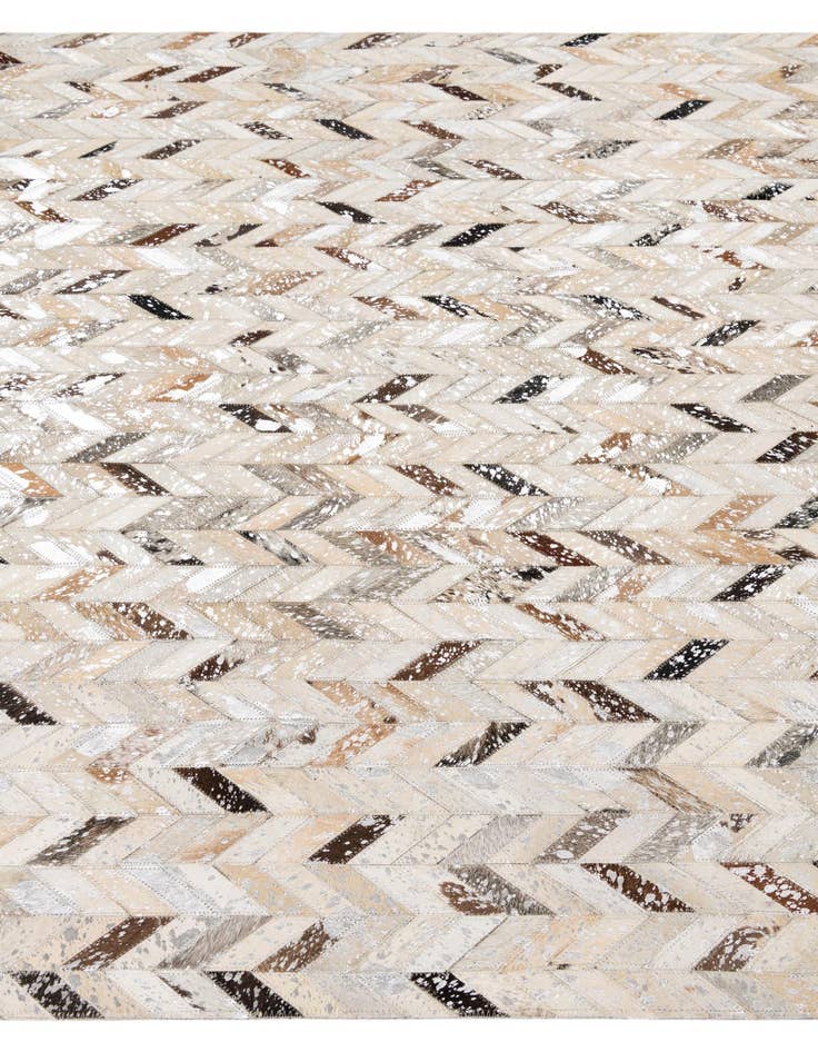 Detail image of  5' x 8' Cowhide Leather Rug