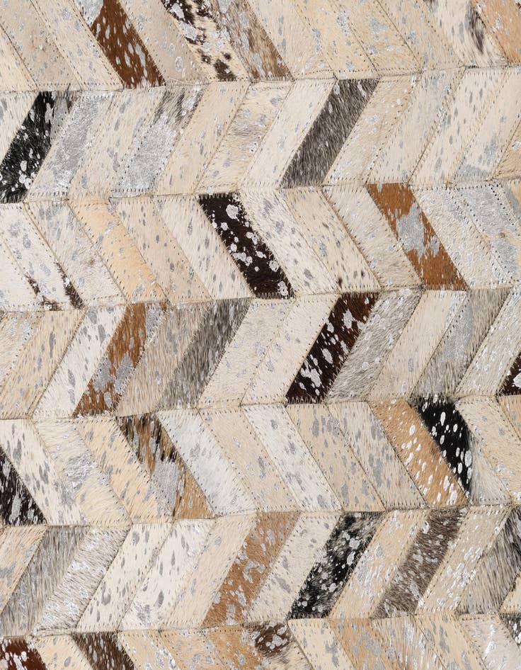 Detail image of  5' x 8' Cowhide Leather Rug