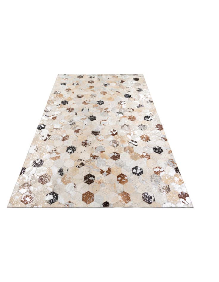 Detail image of  5' x 8' Cowhide Leather Rug