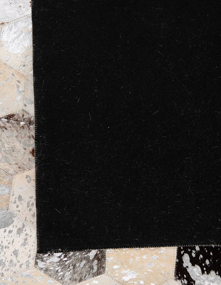 Detail image of  5' x 8' Cowhide Leather Rug
