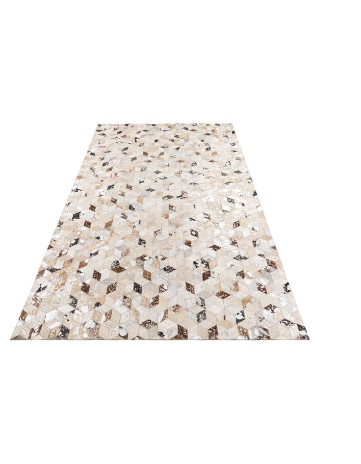 Detail image of  5' x 8' Cowhide Leather Rug