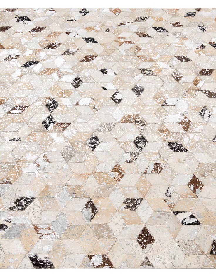 Detail image of  5' x 8' Cowhide Leather Rug