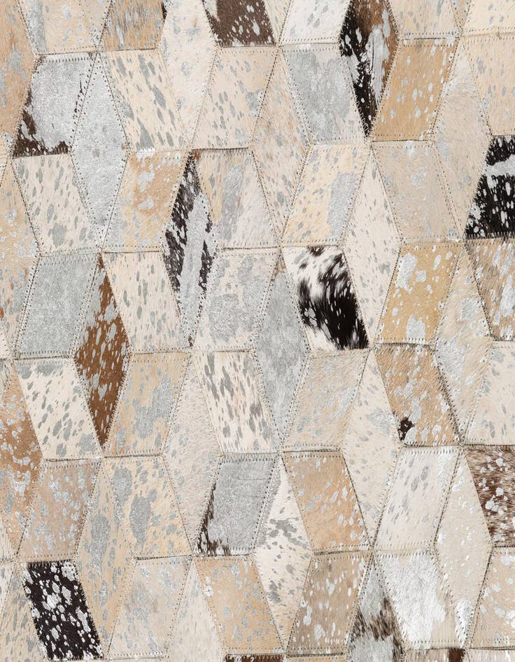 Detail image of  5' x 8' Cowhide Leather Rug