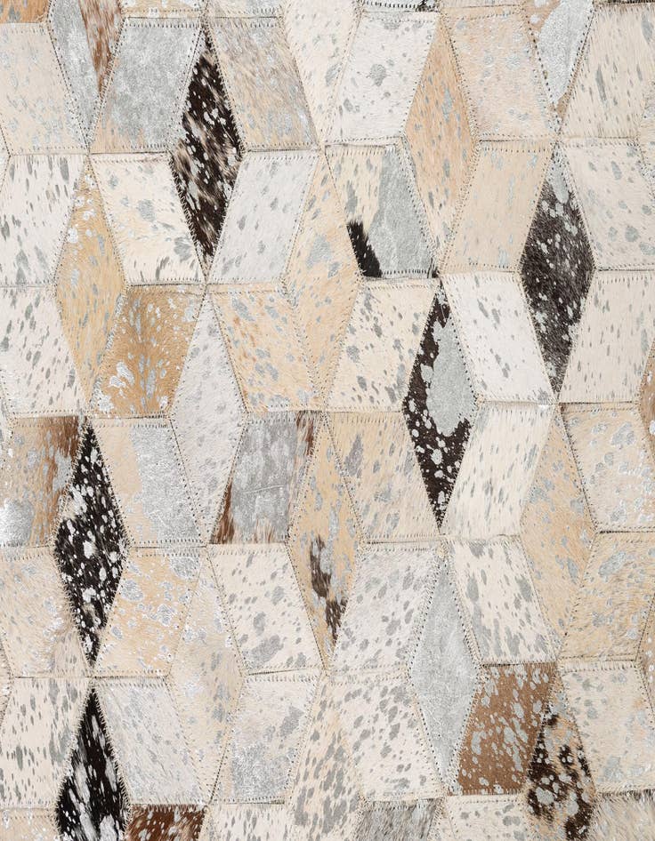 Detail image of  5' x 8' Cowhide Leather Rug