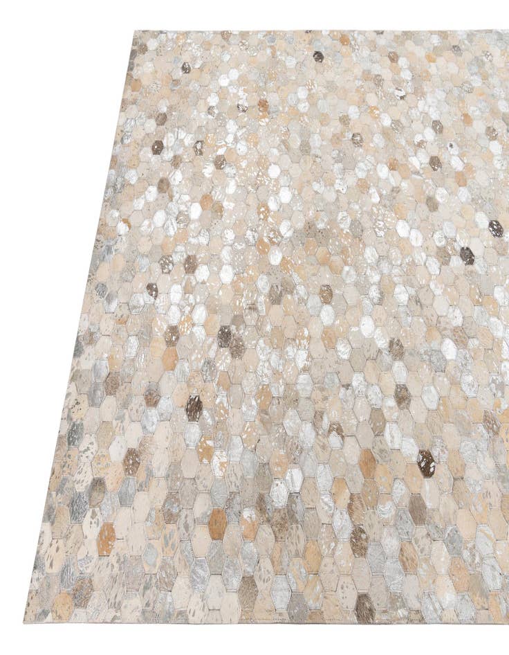 Detail image of  5' x 8' Cowhide Leather Rug