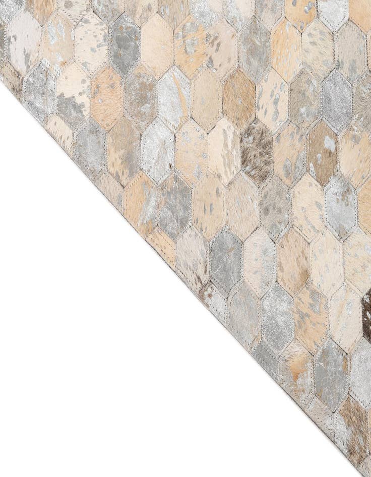 Detail image of  5' x 8' Cowhide Leather Rug