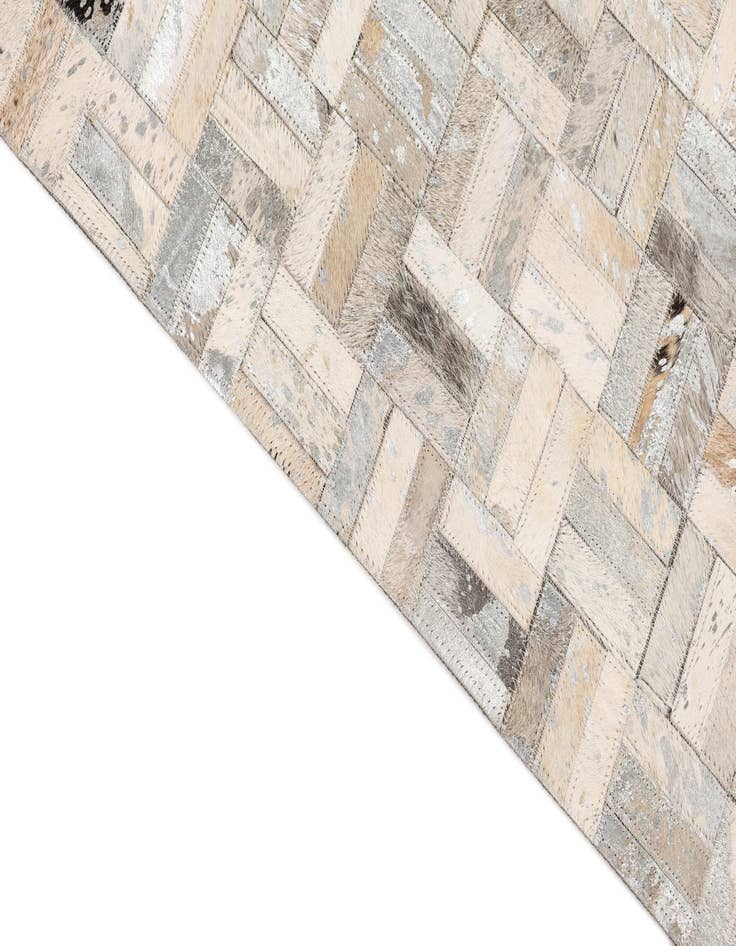 Detail image of  5' x 8' Cowhide Leather Rug