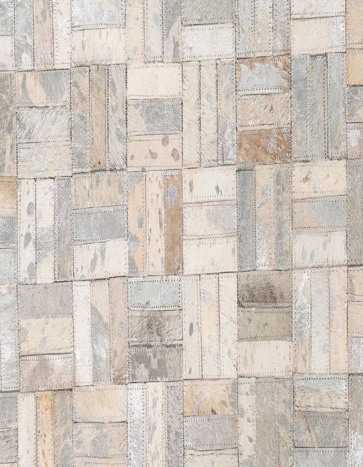 Detail image of  5' x 8' Cowhide Leather Rug