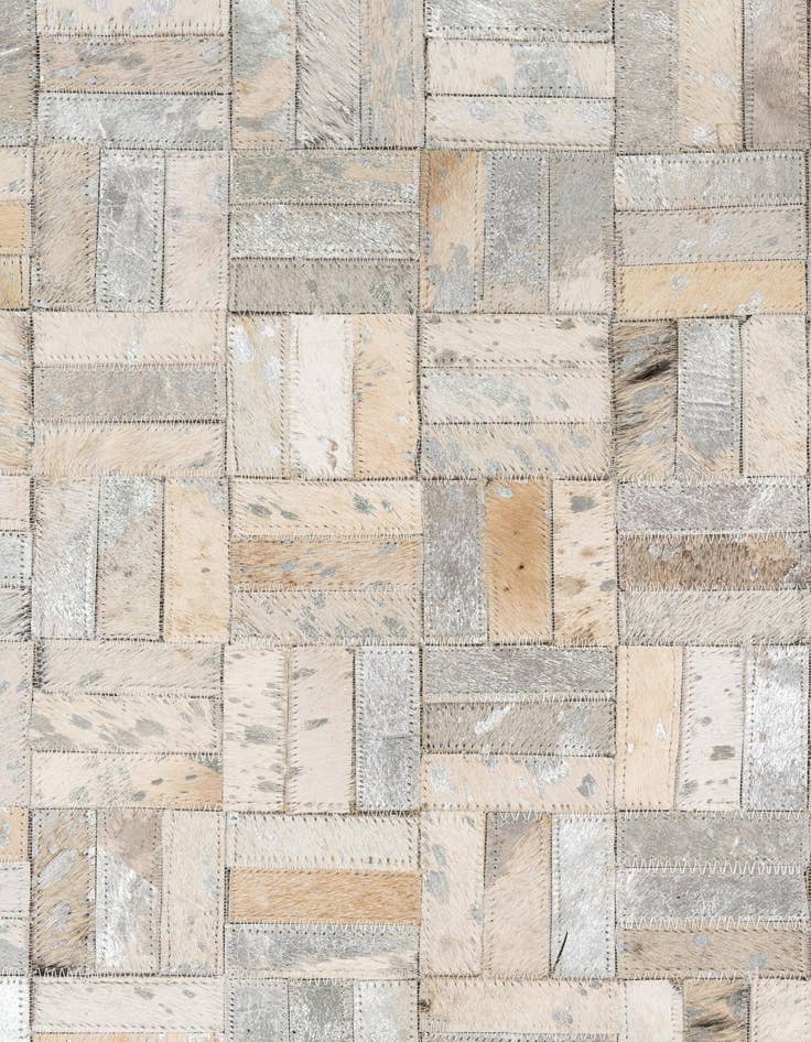 Detail image of  5' x 8' Cowhide Leather Rug