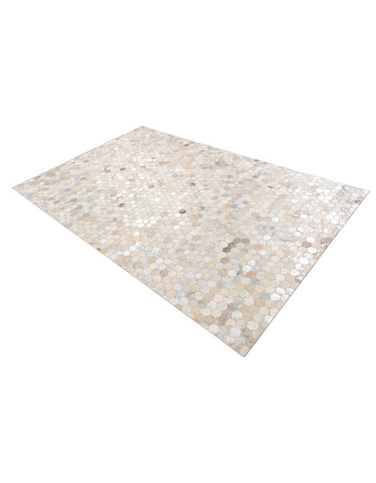 Detail image of  5' x 8' Cowhide Leather Rug