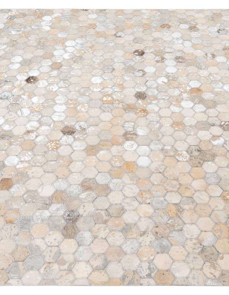 Detail image of  5' x 8' Cowhide Leather Rug