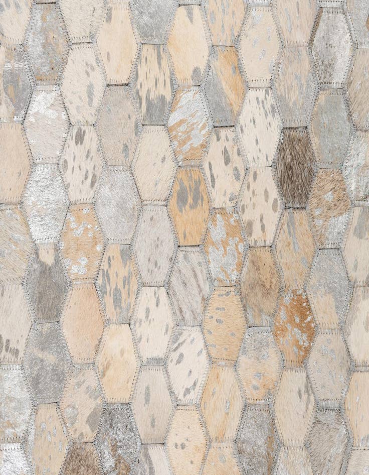 Detail image of  5' x 8' Cowhide Leather Rug