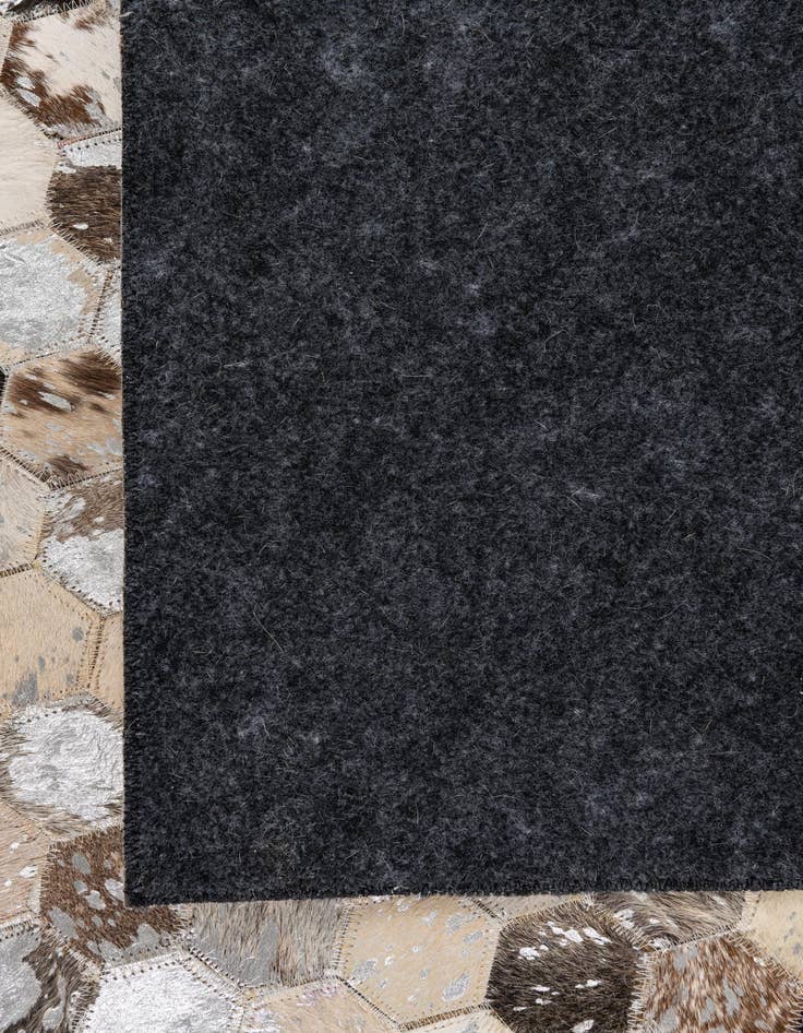 Detail image of  5' x 8' Cowhide Leather Rug